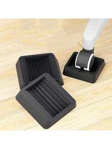 Furniture Stoppers & Bed Stoppers - Wheel Caster Cups Fit All Wheels Of Furniture - TPU Non-Slip Pads For Sofa Bed Chairs To Prevents Scratches (4 PCS) - Multicolor - View 8