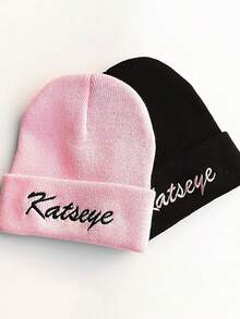 1-4顶纯色针织帽，女士日常佩戴，理想礼物，冬季配饰，滑雪装备，简约设计，舒适面料，户外爱好者，节日配饰，时尚头饰，经久耐用，户外爱好者必备，圣诞节最佳礼物 - 彩色 - 查看 12