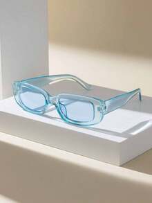 1 副儿童时尚方形日常时尚眼镜