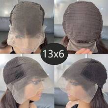 13x6 Kanekalon Futura 金色渐变合成蕾丝前假发，适合女性，20 英寸中长波浪刘海，无需胶水，Kanekalon 材质，耐用合成纤维，中分，150% 密度，高清透明，即戴即走，耐热纤维，适合女性日常、派对、度假等场合。 - 漸變金色 - 查看 7