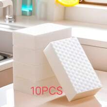 16/26pcs Magic Cleaning Sponge, Foam Cleaning Pad, Multi-Purpose Household Cleaning Sponge, Dishwashing Sponge, Suitable For Furniture, Bathroom, Bathtub, Sink, Floor, Wall Cleaning, Cleaning Supplies, Home Goods, Suitable For School, Kitchen, Bathroom, Home Use - White - View 17