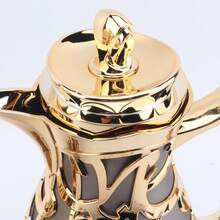 1 Pair 1000ml Thermal Insulated Coffee Pot, Keeps Coffee & Tea Warm; Double-Layer Hot Water Bottle, For Hot Beverages; Pink Glass Inner Bottle - Multicolor - View 5