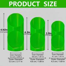 3 pièces/set Outils de coupe d'isolation de tuyau portable de grande taille, coupe-angle, guide de coupe en forme de V pour tuyau, tuyau en mousse, interface en forme de T, coude à 45 degrés, moule auxiliaire de tuyau DIY précis, convient pour différents diamètres de tuyaux - Multicolore - Voir 9