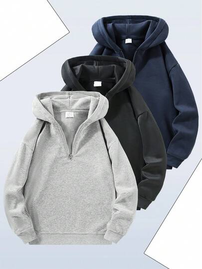 Herrmode med tryck och dragkedja i grå, lämplig för utomhusaktiviteter som promenader, gräsmatta, fiske, varm, fleece, vinter