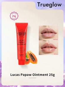 Lucas Papaw 卢卡斯木瓜膏 25克，保湿滋润，抗干燥，唇部干裂修复油，婴儿专用润唇膏，护肤，秋冬季适用 - 25克 - 查看 1