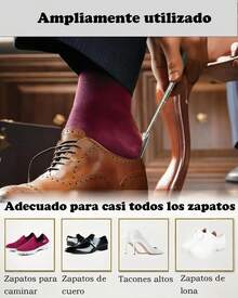 2 Piezas Calzador De Zapatos Largo De 63, Calzador De Zapatos Para Adultos Mayores Y Mujeres Embarazadas, Calzador Para Botas Y Zapatos Duros, Ayuda Para Vestir Sin Esfuerzo - 1 - Ver 6