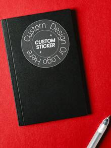 1-120pcs Personalized Labels - Customizable Stickers With Any Design, Logo, Text, Or Image. Commercial Logo Labels, Waterproof Stickers, And Custom Thank-You Labels. Suitable For Schools, Homes, Kitchens, Restaurants, Bathrooms, Living Rooms, Bedrooms, Offices, Tea Rooms, Etc. - White - View 5