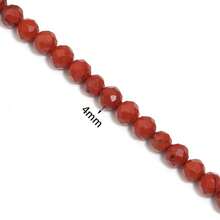 约90颗4毫米天然石雕珠，适合珠宝制作 - 包括粉晶 - DIY优雅手链项链 - 高品质珠宝配件，女士礼物 - 彩色 - 查看 8