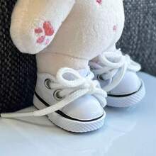 Cute Doll Shoes For Labubu(17cm), 2025 New Mini Shoes For Labubu Clothes Accessories, Mini Finger Shoes For Labubu Doll Accessories Dress Up Unique Style (Pink) - Pink - View 2