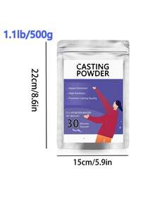 Kit de resina de fundición de 0,5 kg, resina de fundición de curado rápido para principiantes, desmolde en 20~30 minutos, kit de fundición de polvo de yeso activado por agua para moldes de resina, manualidades de DIY, cerámica y escultura, decoración del hogar, fácil mezcla y autosuavizado - 1,1 libras - Ver 7