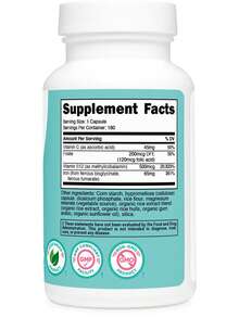 Nutricost Iron For Women 65mg, 180 Capsules - With Vitamin C, Folate & B12, Women's Daily Essential - Khác - Xem 2