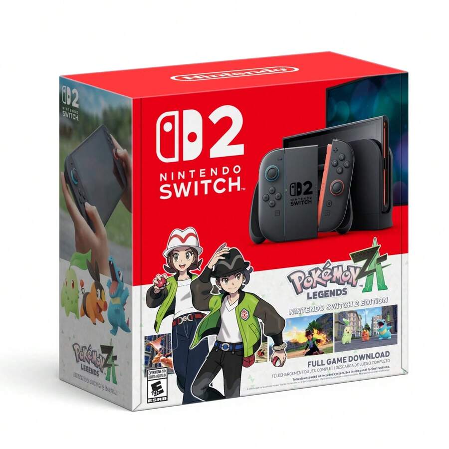 Nintendo Switch 2 And Pokémon Legends Z-A Special Bundle - 黑色 - 查看 1