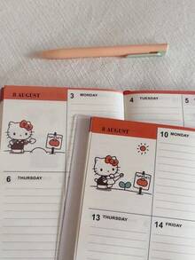 2026新款可爱计划本，便携式动漫风格日记卡，萌系生日礼物