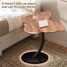 LKZ Butterfly-Shaped Side Table, Vintage Mobile Coffee Table, Creative & Minimalist Small Side Table, Suitable For Living Room, Sofa And Balcony - Multicolor - View 4