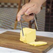 This Stainless Steel Slicer Is Perfect For Foie Gras, Cheese And Butter; A Practical And Portable Kitchen Utensil. - Silver - View 3