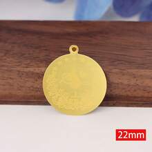 10pcs/Lot Turkish Vintage Coins Pendant 21k Gold Plated Arabic Fashion Pendants For DIY Necklace Bracelet Earrings Jewelry Accessories - Coins Pendant - View 16