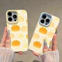 Funda para teléfono con diseño de pan de sol, compatible con teléfonos ,  17,  16 Pro Max,  15 Pro Max,  13 y  12. Fabricada en TPU para una protección eficaz contra golpes y caídas. Un regalo ideal para familiares, amigos, seres queridos, parejas y para Navidad. - Amarillo - Ver 3