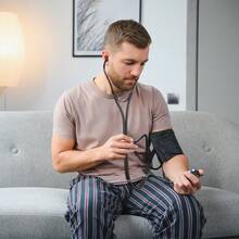 Estetoscopio portátil de doble cara, estetoscopio profesional de cardiología, equipo médico para enfermeros y médicos.