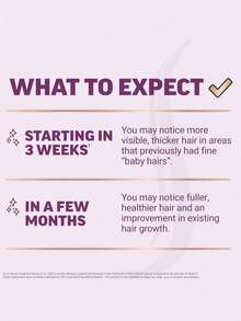 Hair Growth Promoter - Promotes Thicker And Fuller Hair - Supports New Hair Growth - Soft Chewable Mixed Berry Flavor/Nourishes And Promotes Healthy Hair -60 Capsules Dietary Supplement - Effective In 3 Weeks/Mixed Berry Flavor - - - 查看 5