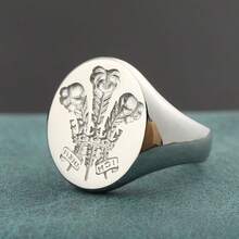 1pc Classic Gold-Plated Wax Seal Signet Ring, Adjustable Family Ring Suitable For Men, Party Jewelry - Ring - View 6