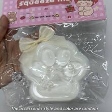 1 pieza Juguete grande y lindo de la pata del gato para apretar, alivio del estrés, juguete sensorial suave y kawaii, spinner de dedos - Multicolor - Ver 13