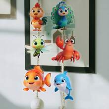 56 ملصق شفاف صغير على شكل حيوانات أليفة كرتونية، مثالي للألعاب والقرطاسية والدفاتر وزجاجات المياه وديكورات الأعياد والمكافآت في الفصل والمستلزمات المدرسية وهدايا بداية العام الدراسي