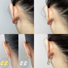 12 Styles Silicone Earring Backs, Clear Plastic Earrings Metal Rubber Silicone Earring Backs Bullet Clutch Stoppers Replacement Kits For Fish Hook Earring Studs Hoops - Earring Backs - View 10