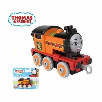  Mattel Fisher-Price Thomas & Vänner Litet Diecast Metal Shoot-Along Leksaksfordon Thomas/Percy/Duck/Nia/Rosie/Brake Bil Bruno/Whiff/Salty//Harold/Troublesome Truck/Winston Leksakståg För Förskolebarn Från 3 År Låtsaslek