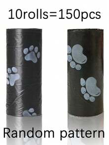 300pcs/20Rolls Thick Dog Poop Bags, Pet Poop Bags Leak Proof Pet Waste Bag For Dog Outdoor Walking (It Contains All The Specifications Of 30/20/10/5/1 Volume) - Black - View 23