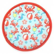 Disco volador para mascotas - Juguete suave para perros que flota en el agua, fácil de limpiar y resistente a mordeduras. Juguete para recoger al aire libre para perros activos, disco flotante interactivo para jugar en la piscina/lago/playa, colores vibrantes, entrenamiento y fitness para cachorros - Multicolor - Ver 10