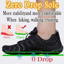 ZIITOP Barefoot Shoes Women Minimalist Shoes Zero Drop Workout Cross-Trainer Hiking Water Wide Toe Box Grounded Footwear Weightlifting Walking Shoes - 藕粉色 - 查看 2