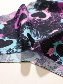 8pcs/Pack Women's Leopard Print, Heart & Solid Color Bikini Briefs, High-Rise Waist, Soft & Comfortable For Yoga & Fitness - Multicolor - View 6