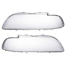 1 Set Car Front Headlight Lens Cover For BMW E39 Facelift 1996-2003 63128375301 63128375302 Headlamp Cover Glass Shell - Transparent - View 8