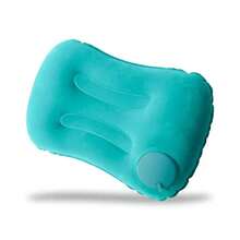 1 pièce Oreiller gonflable de voyage de camping, oreiller de piscine, oreiller de voiture ultra doux pour le soutien du cou et du dos. Équipement de camping, articles essentiels de camping - Multicolore - Voir 9