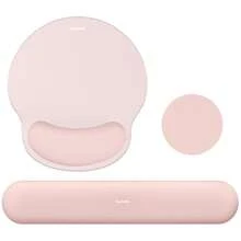 Mouse Pad And Keyboard Wrist Rest, 3-In-1 Gel Memory Foam Ergonomic Mouse Pad With Wrist Rest Set, Gaming Mousepad Arm Cushion Support For Computer Office Desk Accessories Cute Setup - Multicolor - View 25