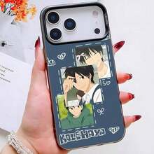 Funda de teléfono de dibujos animados K-KmNT-Todoke para iPhone 17 Pro Max 16 Pro Max 15 14 13 11 12 Mn Xs Xr 7 8 Plus SE, cubierta de color plata 17 Air - NEGRO3 - Ver 10
