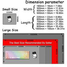 HD Printing New  Mousepad Large Anime Mouse Pad XXL Oversized Gaming Keyboard Laptop Desk Mats PC Computer Accessories - D5 - Xem 6