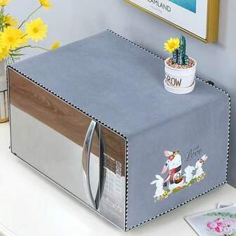 New Microwave Oven Dust Cover, Universal Dust Cover For Oven, Kitchen Disinfection Cabinet, Anti-Slip And Dust-Proof