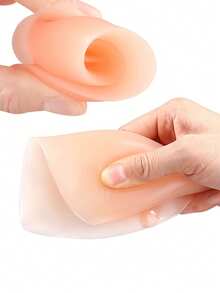 一对硅胶全包臀垫可以让你看起来越来越苗条，凸显腰臀比。这款硅胶假臀垫可以随意塑形，提升臀部曲线。它是角色扮演、服装秀、万圣节和圣诞节等各种场合的完美道具。 - 杏色 - 查看 5