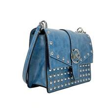 Michael Kors Greenwich Small Flap Shoulder Crossbody Bag - Cornflower - View 4
