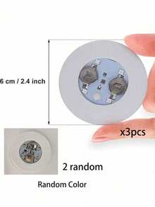 6 Pack LED Light Up Coasters, LED Wine Bottle Lights, Wine Bottle Beautifiers, LED Drink Sticker Coaster Discs, Glitter Coaster Flash Lights, Colorful Glitter Bottle Coasters, Wine Bottle LED Light Up Coasters, Wine Bottle LED Light Up Coasters, Bar And Nightclub Lighting Decorations, Event And Party Decorations,Halloween Decorations - Multicolor - View 9