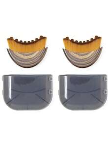 淋巴轮廓面部刷和不锈钢刮痧板，排毒提拉，改善肌肤光泽和吸收能力，符合人体工程学设计 - 彩色 - 查看 9