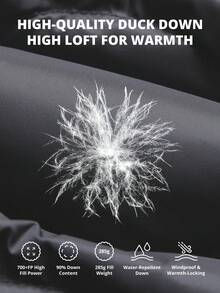 CAMEL CROWN Women's Lightweight Packable Down Jacket, Hooded Quilted Winter Coat With Front Pockets - Carbon Ash - View 4