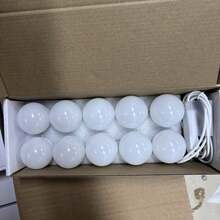 LED风格梳妆镜灯，配有8/12/10/14个可调节灯泡，颜色和亮度可调，USB供电，适用于梳妆台/衣柜（不含镜子）。USB梳妆镜灯，浴室梳妆台照明，LED壁灯。