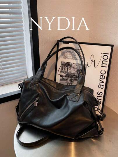 时尚百搭休闲纯色简约手提包