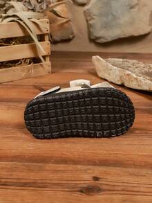 Fashionable Casual Toddler Boys Girls Roman Sandals, New Style Infant Flat Sandals, Simple Versatile Comfortable Walking Shoes - Beige - View 7