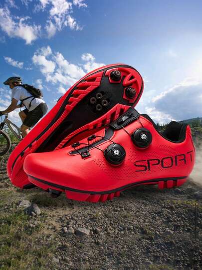 专业骑行鞋，男女通用山地越野户外自行车鞋，适用于各种地形的自行车运动鞋，防滑耐磨，轻便透气，可调节双旋转扣，GL 美观时尚，也可作徒步鞋。