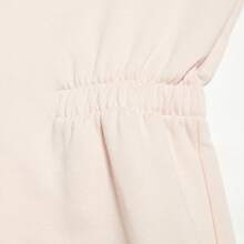 Adidas 春秋季女童休闲舒适长袖保暖圆领卫衣连衣裙，IT4838 - 肉粉紅色 - 查看 4