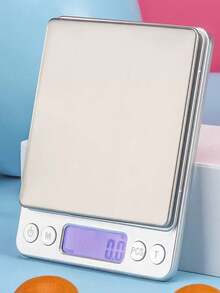 Digital Kitchen Scales - Silver - View 4