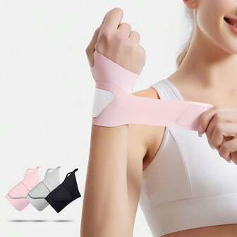 1pc Feather Badminton Wrist Support, Sports Wrist Brace, Wrist Protector To Prevent Injury, Badminton & Fitness Wrist Sleeve, Tendon Sheath Wrist Brace, Multi-Functional Joint Injury Fixing Strap, Badminton & Basketball Joint Specific Fitness Sports Wrist Wrap